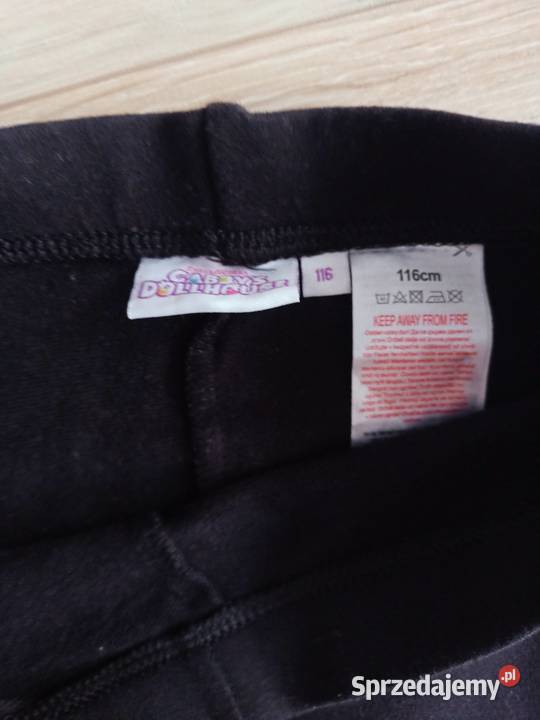 Legginsy getry dziewczęce czarne Domek Koci Gabi Płock