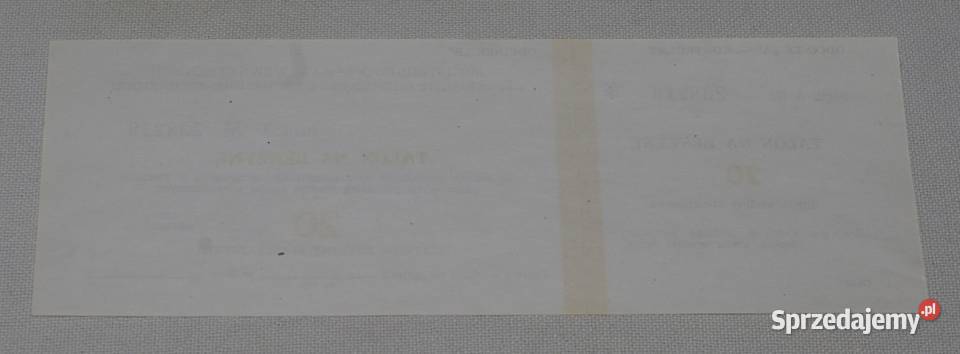 Sprzedam talon na 20l benzyny z czasów PRL Antyki, Sztuka, Kolekcje Płock sprzedam