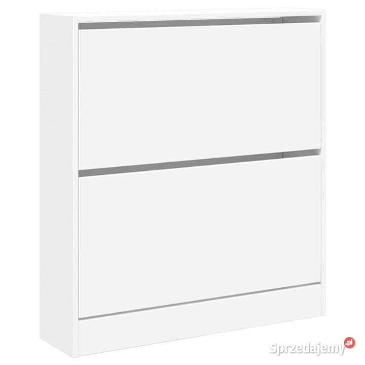 Szafka na buty biała 80x21x875 materiał Warszawa