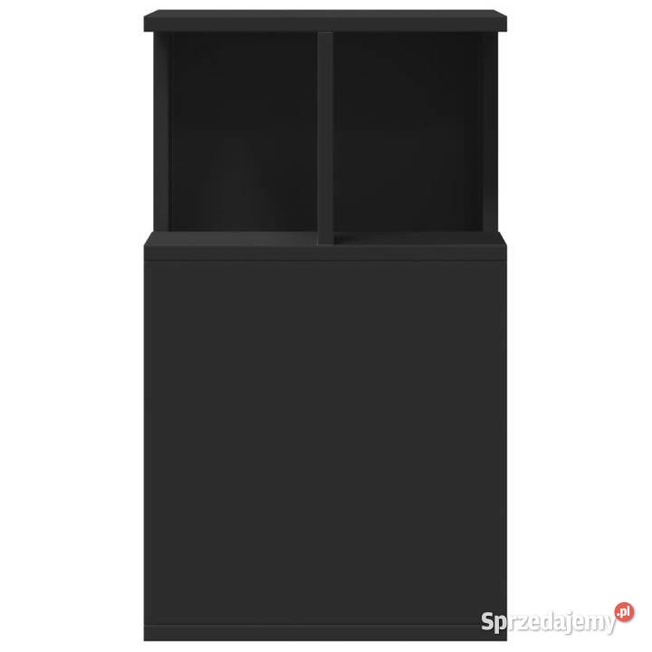 Stolik boczny czarny 35x35x60 materiał