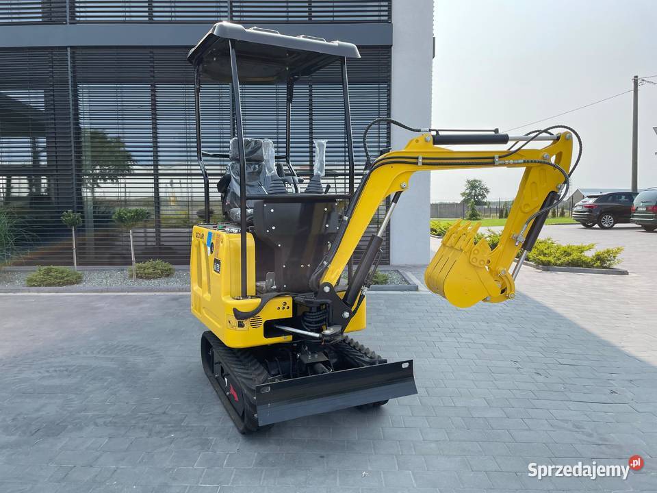 Minikoparka GG1100 silnik Kubota rozsuwane Jedwabne