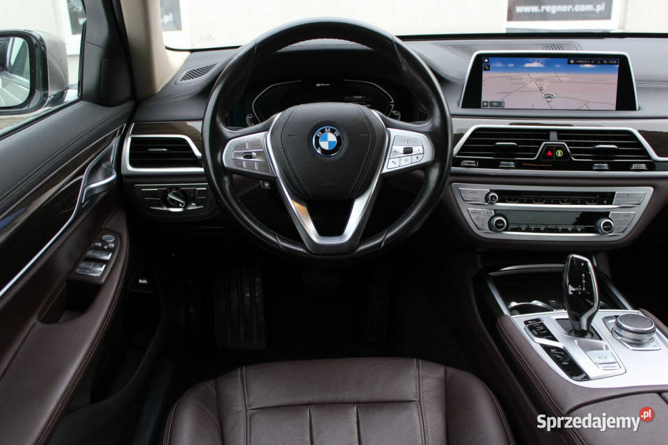 BMW 745 SalonPL FV23 394 Skóra Navi Kamera HUD