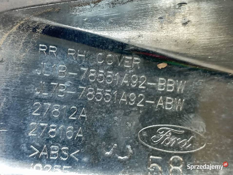 OSŁONA RELINGU PRAWY TYŁ JL1B78551A92BBW Lincoln