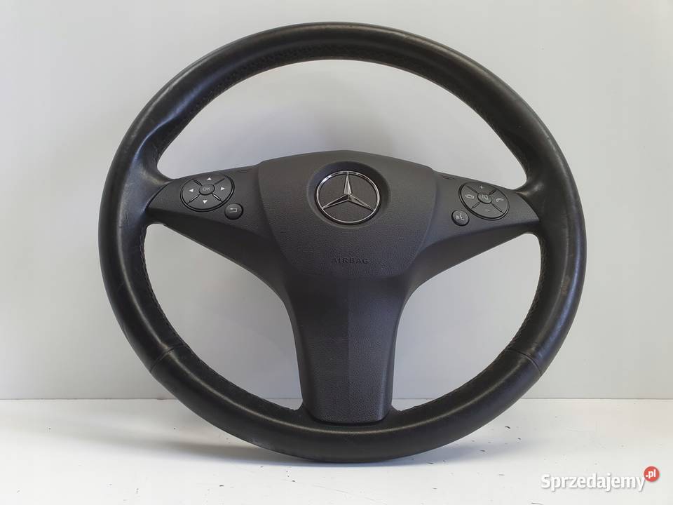 Mercedes W204 SKÓRZANA KIEROWNICA Multifunkcyjna Janów sprzedam