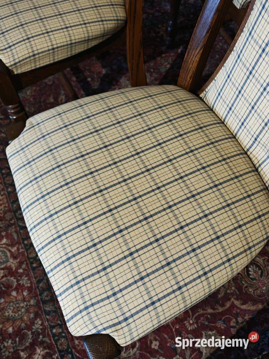 6 porządnych dębowych krzeseł świętokrzyskie Sandomierz