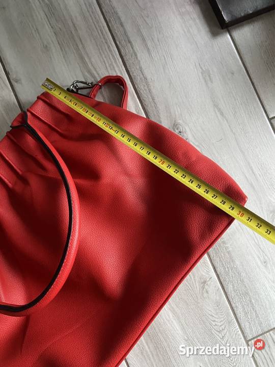 Nowa czerwona torebka pojemna nieużywana Rogoźno