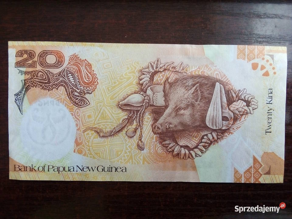 Banknot 20 kina Papua Nowa Gwinea mazowieckie Płońsk