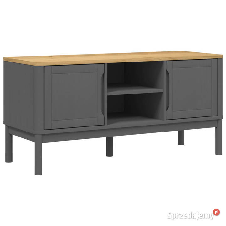 Szafka RTV FLORO szara 114x43x55 lite drewno sprzedam