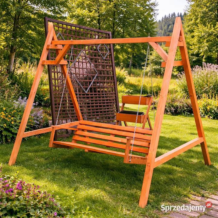 Huśtawka ogrodowa drewniana Jordanów