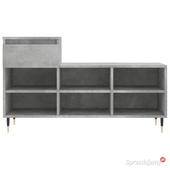 Szafka na buty szarość betonu 102x36x60 WM831360