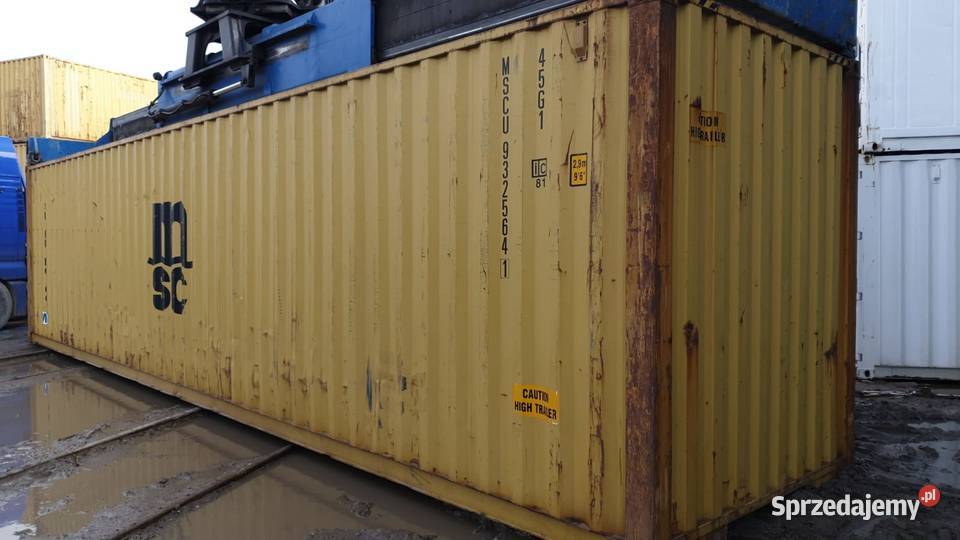 Kontener 40 HC 12metrowy Gdańsk