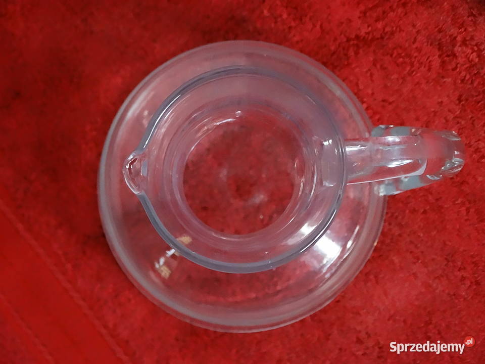 Szklany dzbanek karafka z uchem Styl Vintage 11L Biłgoraj