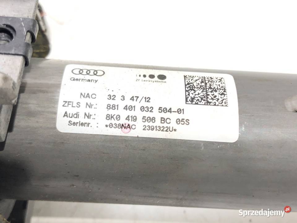 KOLUMNA KIEROWNICZA AUDI A4 B8 8K0419506BC 0715 osobowe