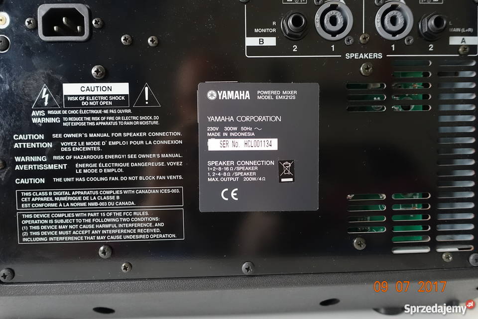 Sprzedam Yamaha EMX 212s powermikser 2 razy 200W Warszawa