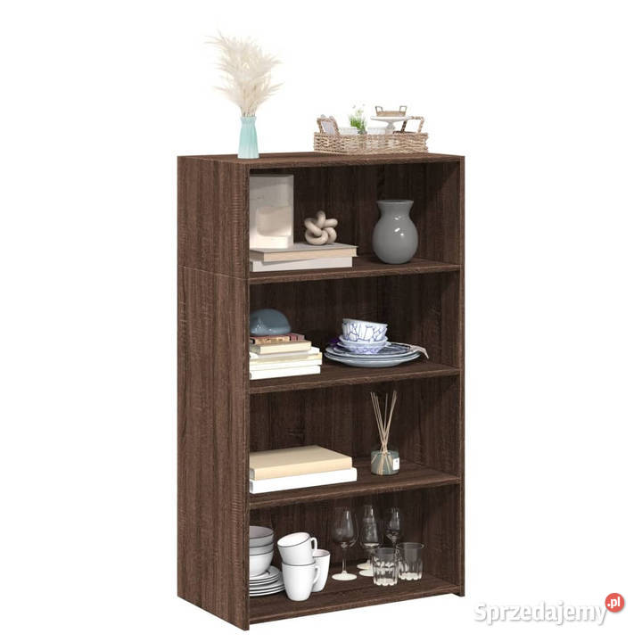 Wysoka szafka brązowy dąb 70x41x124 WM846410 mazowieckie Warszawa sprzedam