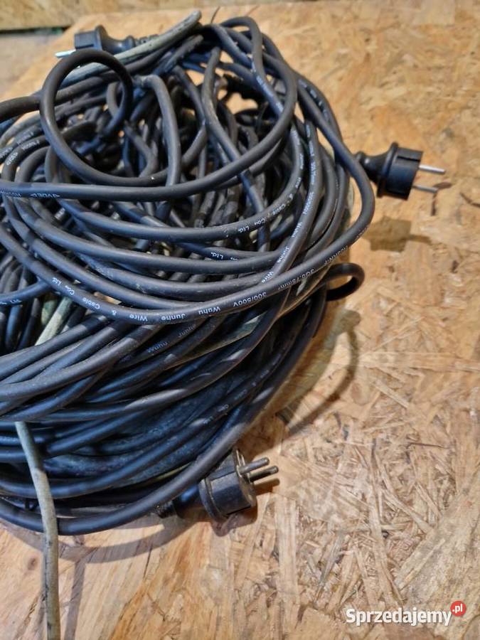 Przedłużacz z uziemieniem 10 m czarny bez wielkopolskie Głogowa