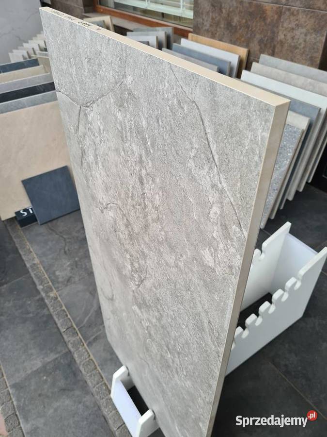 PŁYTKA gres GRAND CAVE GREY KORATER 598X1198X20 Opoczno