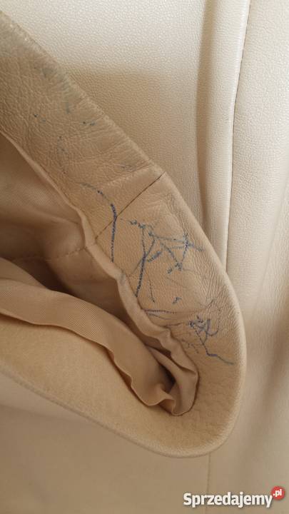 płaszcz skórzany GERRY WEBER 40 Bez wzoru Moda i Styl Wrocław