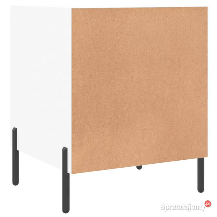 Szafka nocna biała z połyskiem 40x40x50 WM827584 Warszawa