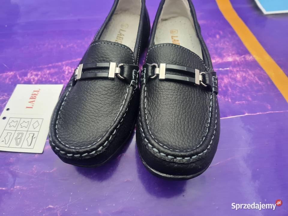 Buty mokasyny Skórzane Nowe 39 Okazja mazowieckie Warszawa