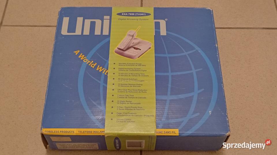 Telefon stacjonarny bezprzewodowy Uniden EXA