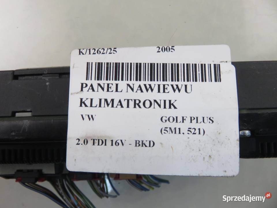 KLIMATRONIK VW GOLF PLUS 74641421 małopolskie