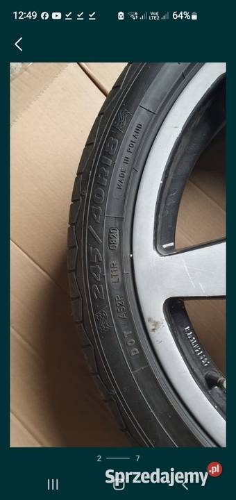 2x Opony letnie 24540 R18 2020r Dębica presto Szczucin