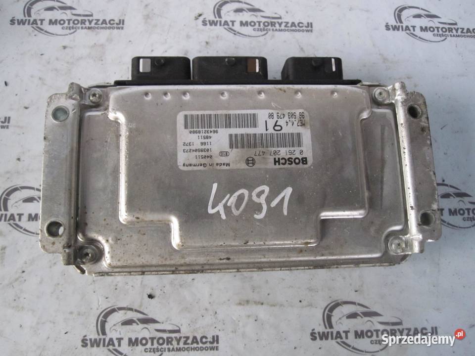 PEUGEOT 206 16 16V komputer sterownik silnika