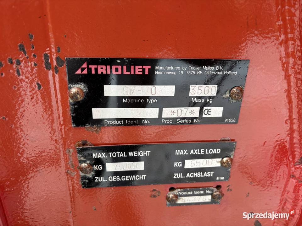 Wóz paszowy Trioliet Solomix 10m3 paszowóz mazowieckie Myszyniec