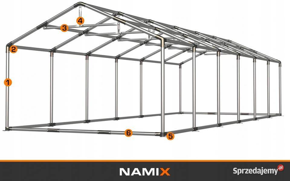Namiot GRAND 6x12 ogrodowy imprezowy garaż mazowieckie Jabłonna
