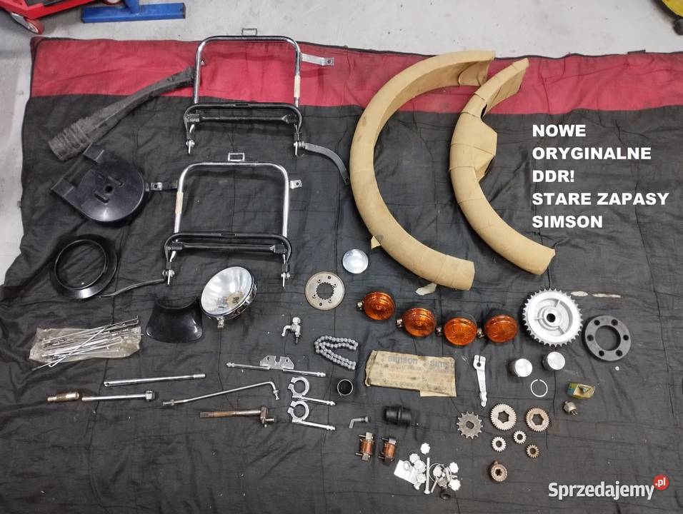 Wyprzedaż kolekcji części wsk wfm simson jawa
