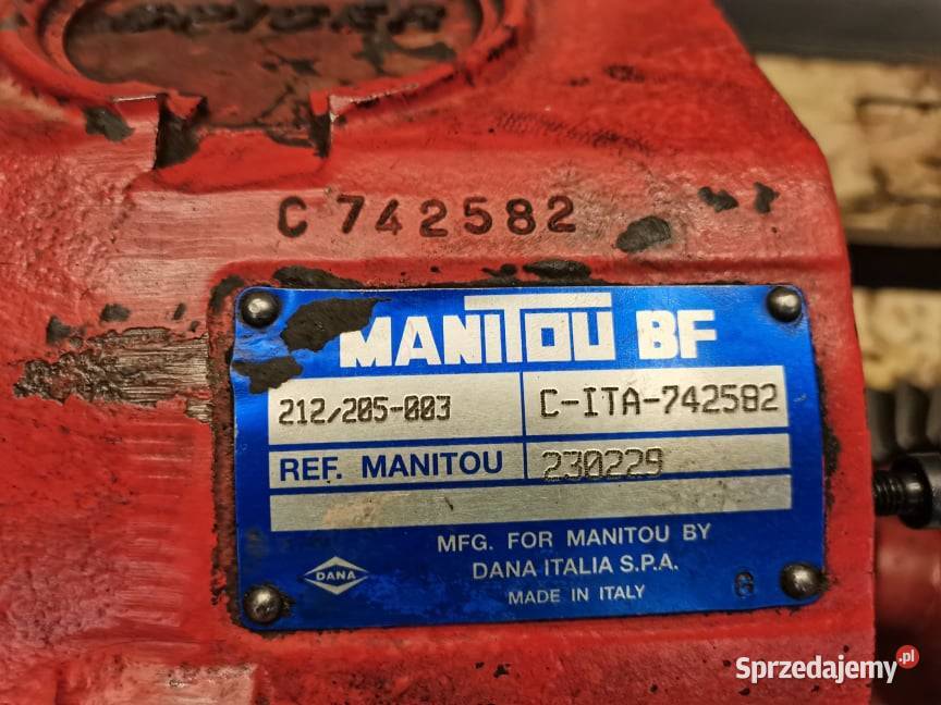 Manitou MT 732 Dyferencjał 9X35 Wilkowo
