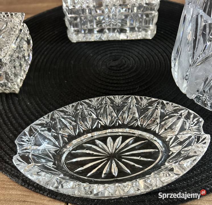 Zestaw kryształów PRL Warszawa