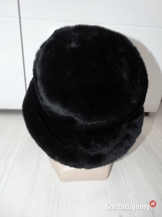 Czapka Kapelusz Bucket Zimowa Futrzana Sztuczne Dla kobiet Łomża