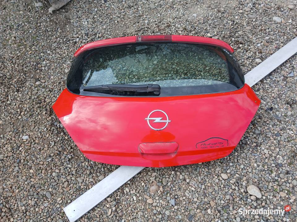 Klapa tylna bagażnika kompletna Opel Corsa D IV
