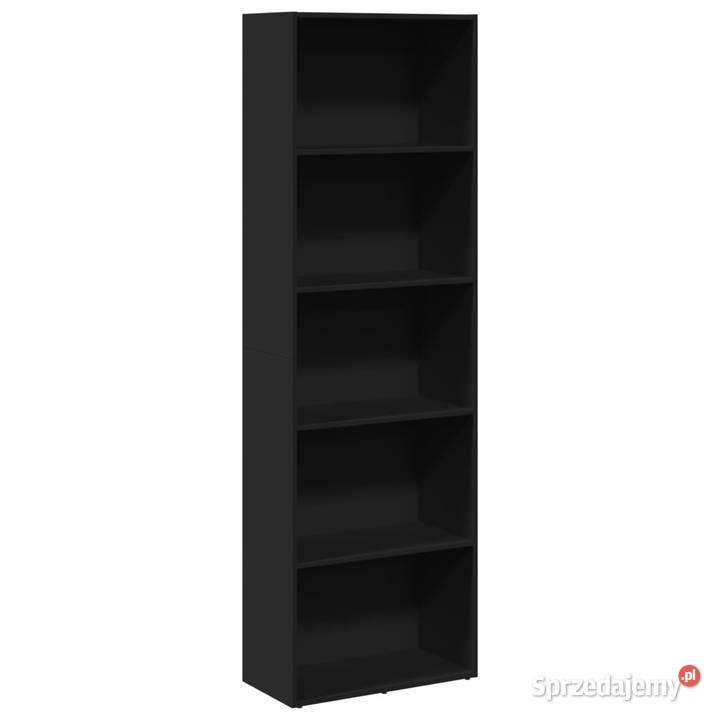 Regał na książki czarny 60x30x189 materiał Regały Warszawa sprzedam