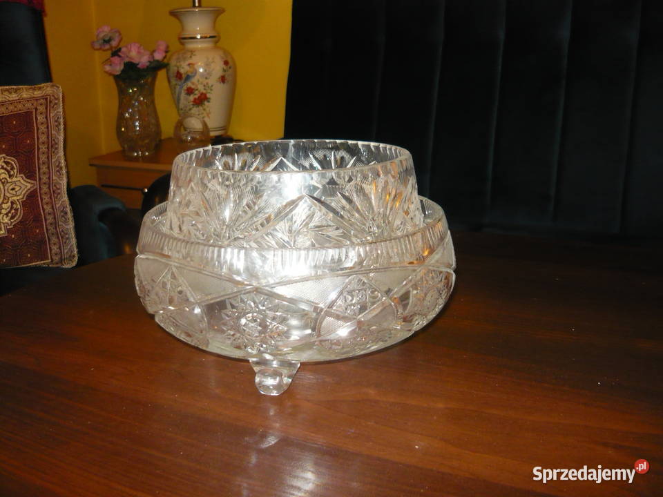 Salatery kryształowe śląskie Myszków sprzedam