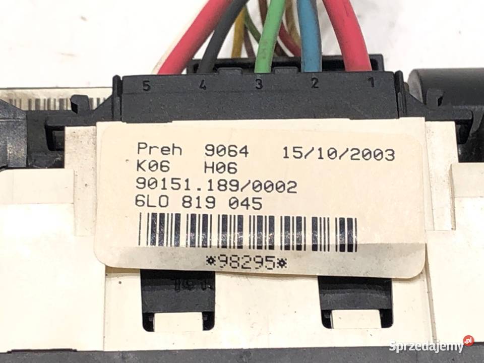 PANEL STEROWANIA NAWIEWU SEAT IBIZA III