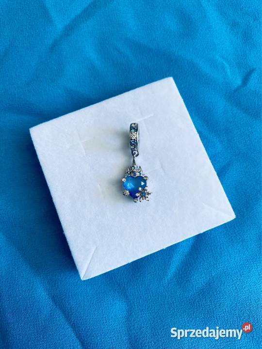 nowa cyrkoniowa zawieszka charms beads zamek