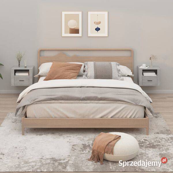 vidaXL Szafki nocne wiszące 2 50x36x40 SKU816889 Nocne Dom i Ogród Warszawa