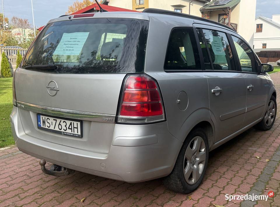 Opel Zafira 19 CDTI 20052006 7 osób lubelskie