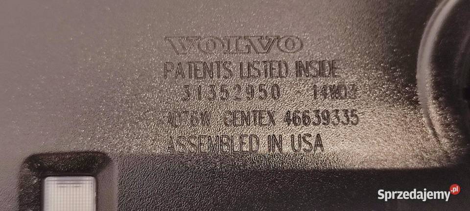 VOLVO XC60 LUSTERKO ŚRODKOWE 31352950 Lusterka zewnętrzne sprzedam