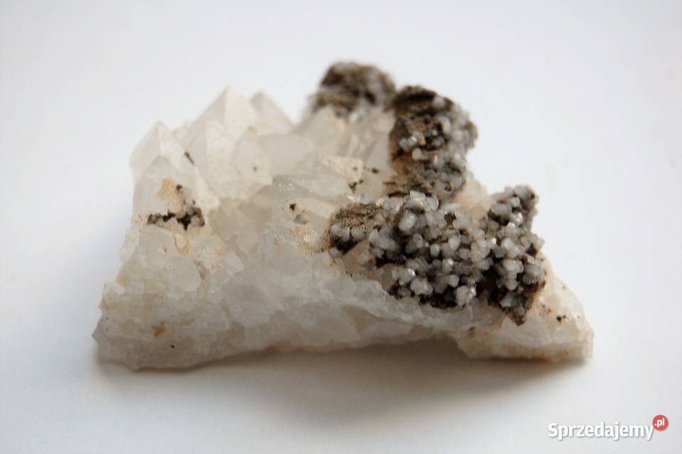 Kryształ górski piryt szczotka naturalny Lublin sprzedam