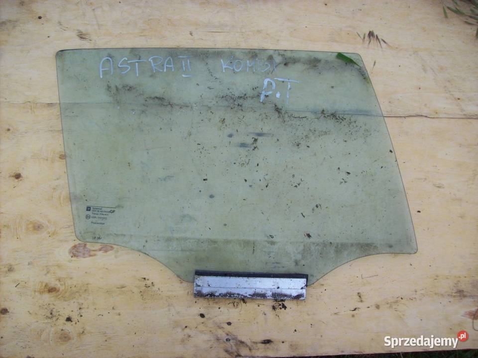 Astra II G kombi Szyba drzwi lewy tyl tylna lewa Karoseria