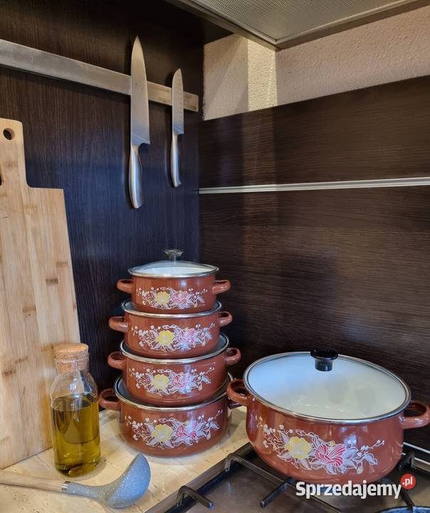 Promocja do końca tygodnia 89 Garnki emaliowane śląskie Zabrze sprzedam