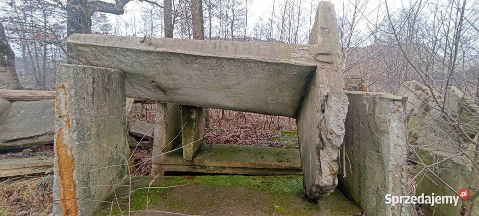 Mur oporowy ściana oporowa typ T Bronisław