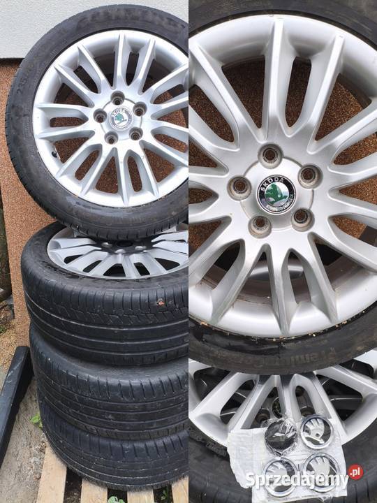 Kpl kół Skoda Octavia IIIII 17 opony letnie Wiele