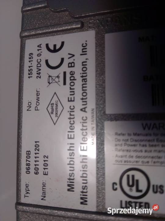 Sterownik Mitsubishi FX3S20MTDSS panel E1012 Dominowo