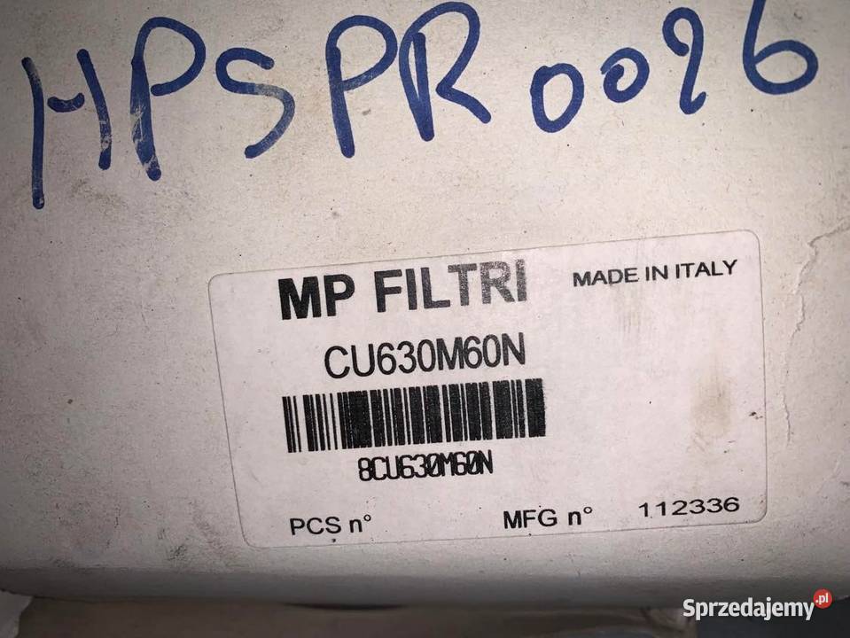 MP Filtri CU630M60N Filtr olejowy Pozostałe Warszawa