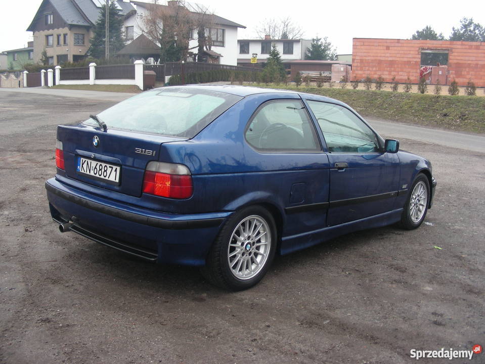 Bmw e36 compact bogate wyposazenie zamiana aluminiowe felgi Seria 3 śląskie Rybnik